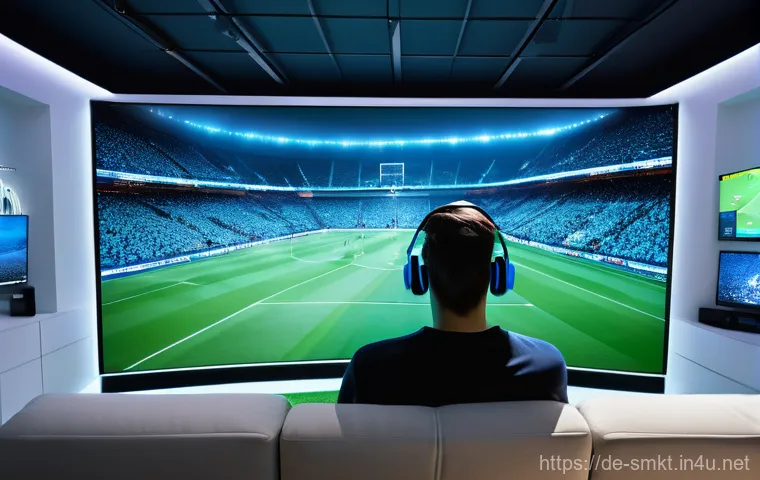 스포츠마케팅 전문가 필수 스킬 - A vibrant, high-energy image capturing a diverse group of young adults and teenagers, all dressed in...