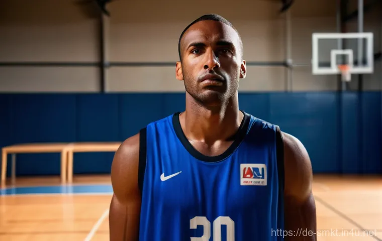 스포츠마케팅 전문가 필수 스킬 - A sleek, futuristic living room scene where a young adult (mid-twenties, dressed in smart-casual att...